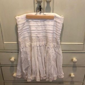 White Crochet/Tea Skirt